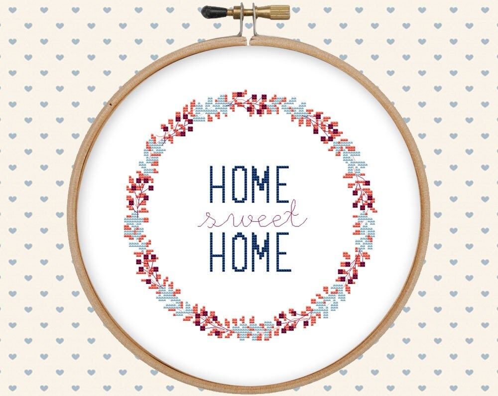 Home вышивка крестом 87