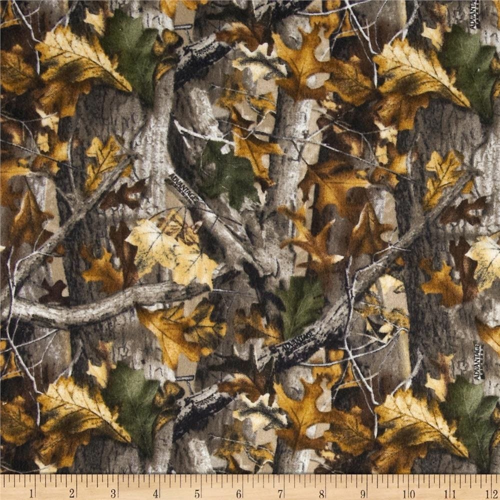 Realtree Camo Hunting Fabric FLANNEL 100 Cotton Print