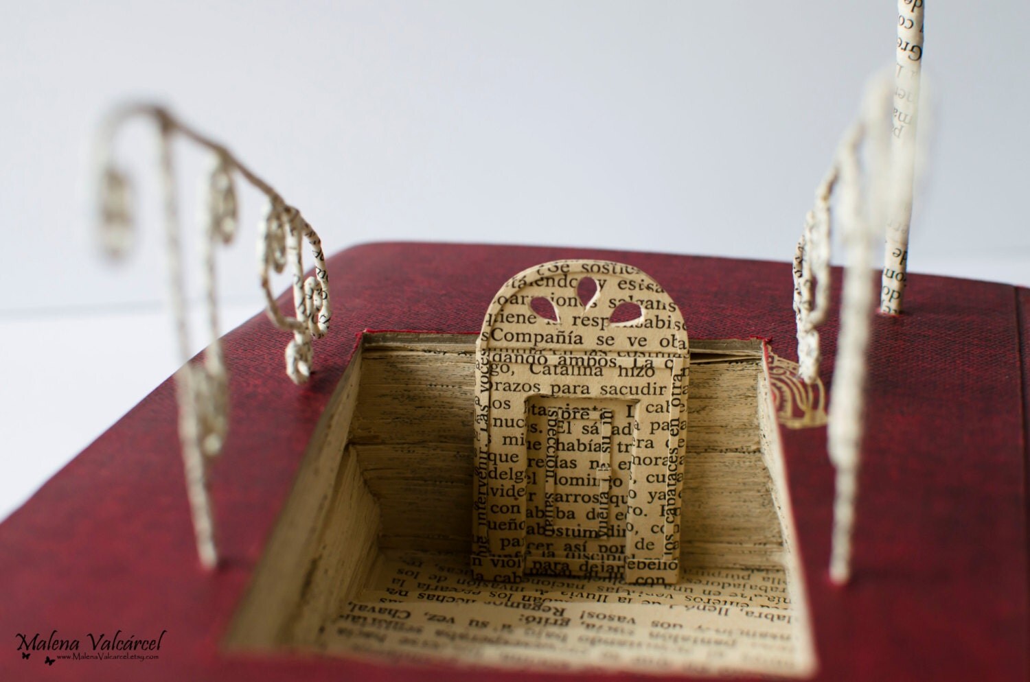 Into The Unknown Book Sculpture Altered Book By MalenaValcarcel