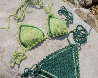 Crochet Bikini Set Crochet Bikini Cheeky Bikini Brazilian