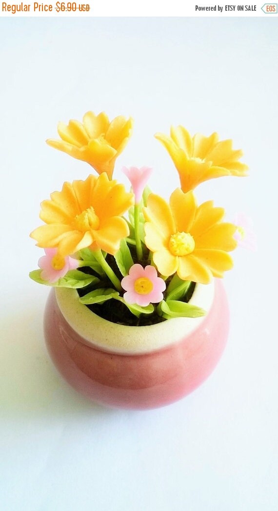 Miniature Polymer Clay Flowers Supplies For Handmade Gifts