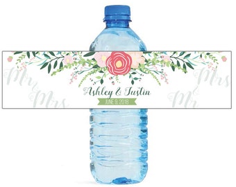 Etiqueta Para Botella De Agua Personalizada Por Mywonderfullabels