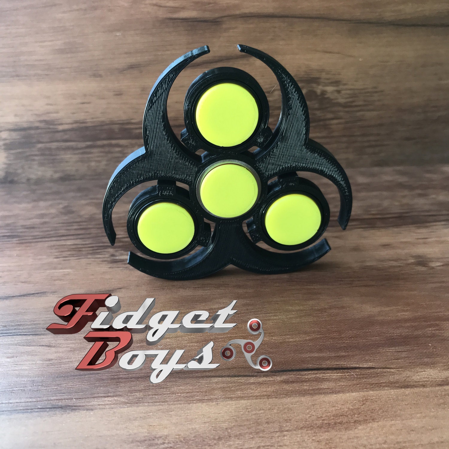biohazard fidget spinner