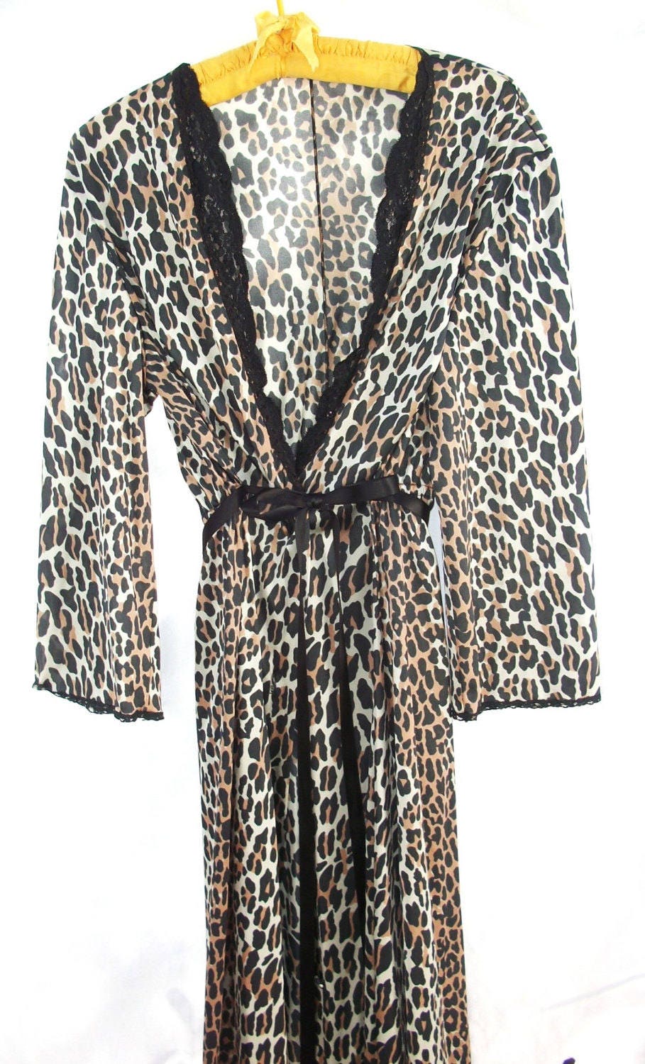 Leopard Print Robe Etsy