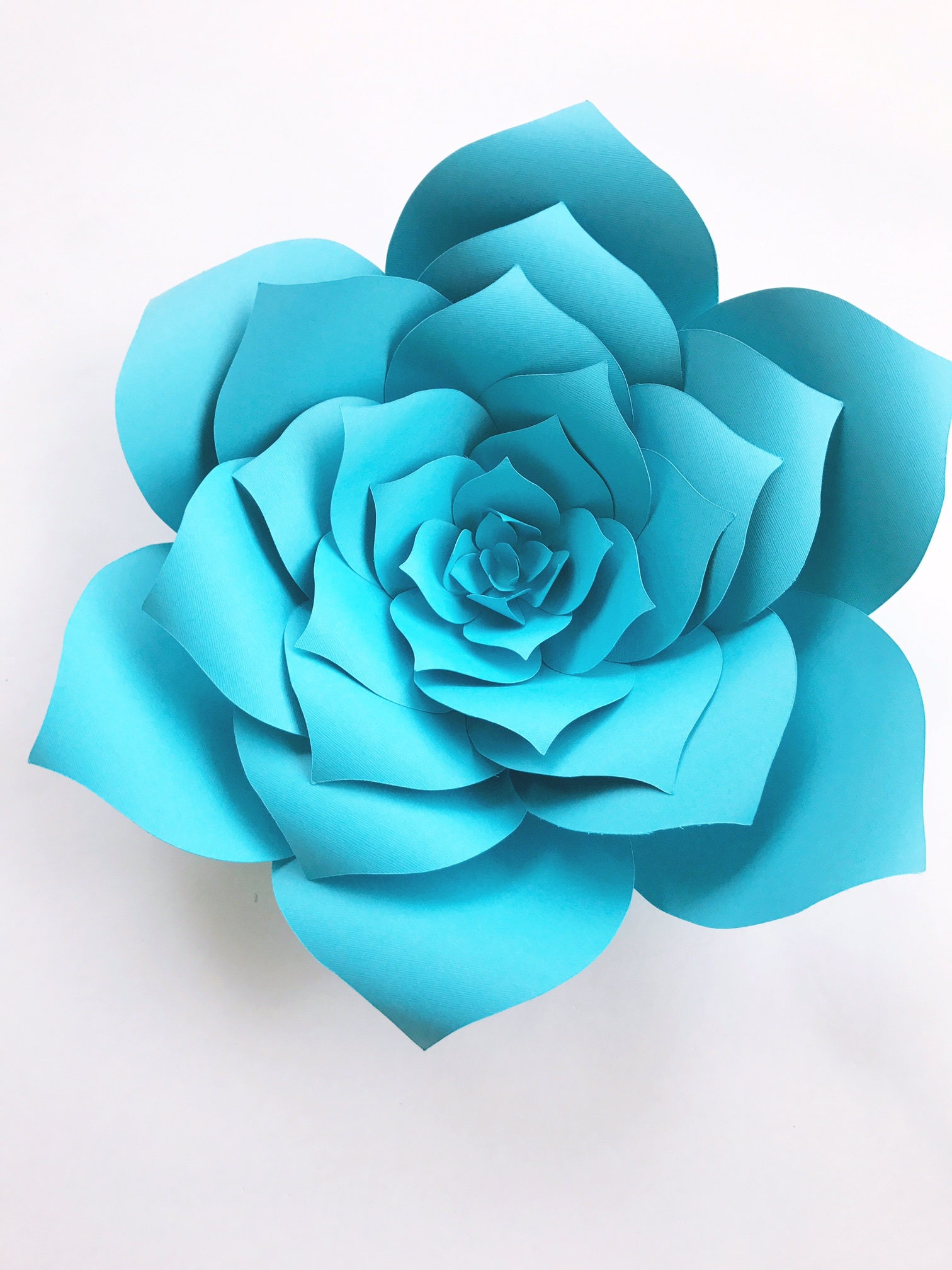 3D Paper Flowers Template