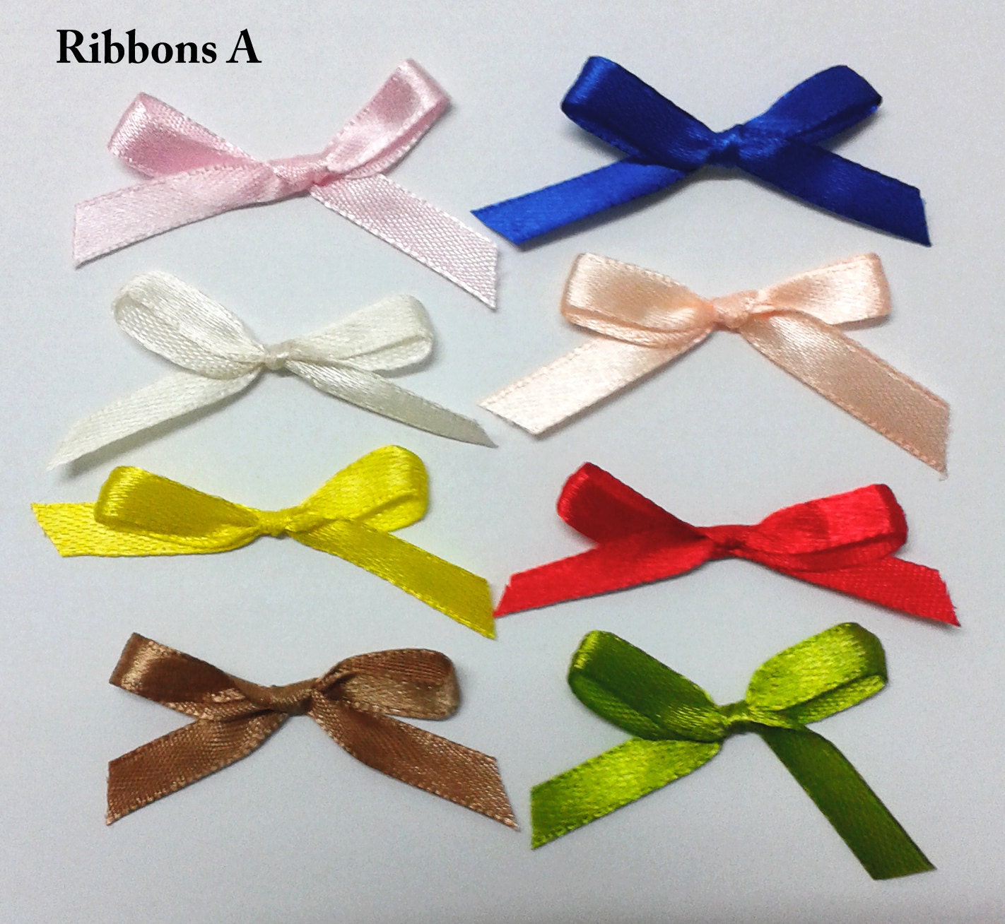 Pcs Small Ribbon Bows Satin Bows Small Colourful Bows