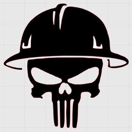 Punisher Skull Vinyl Stencil From Sqbarmory On Etsy Studio