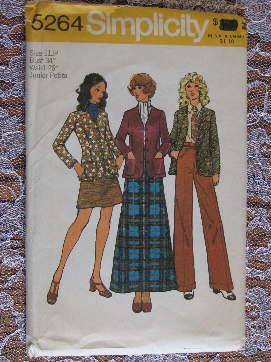 Vintage Simplicity Sewing Pattern No 5264 From 1972 From CrowsNestGifts