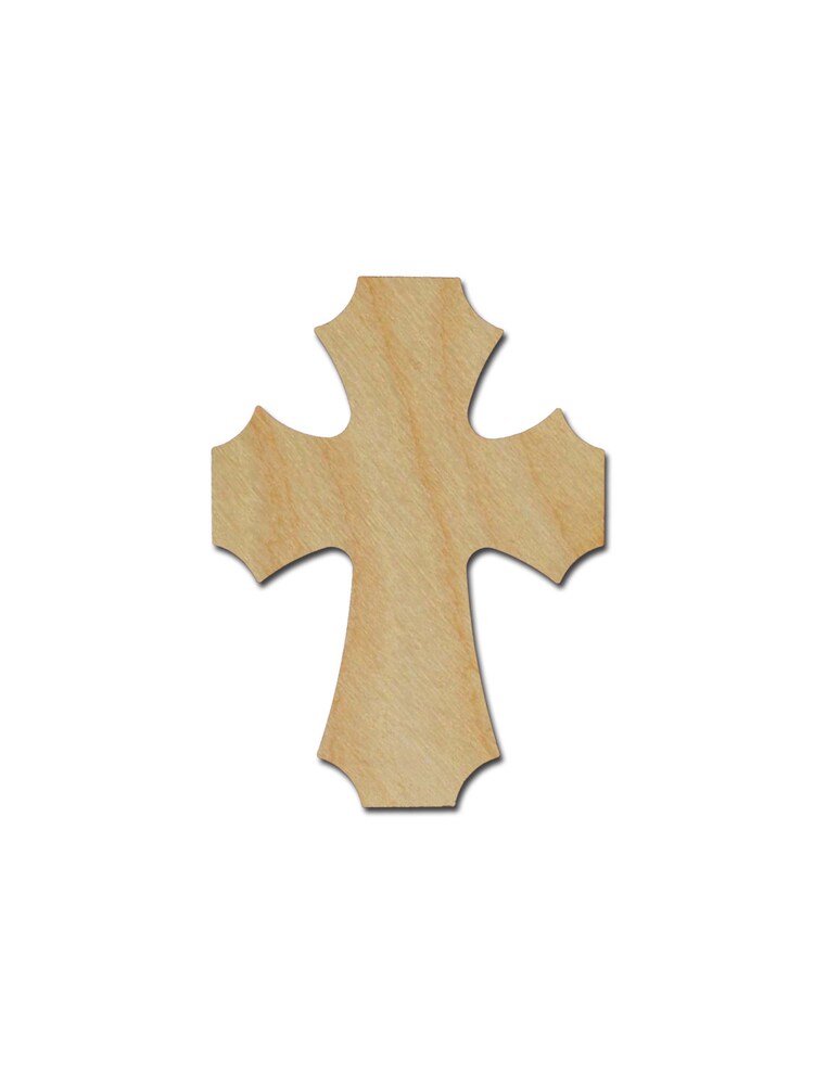 Wood Cross Unfinished Wooden Craft Crosses By ArtisticCraftSupply