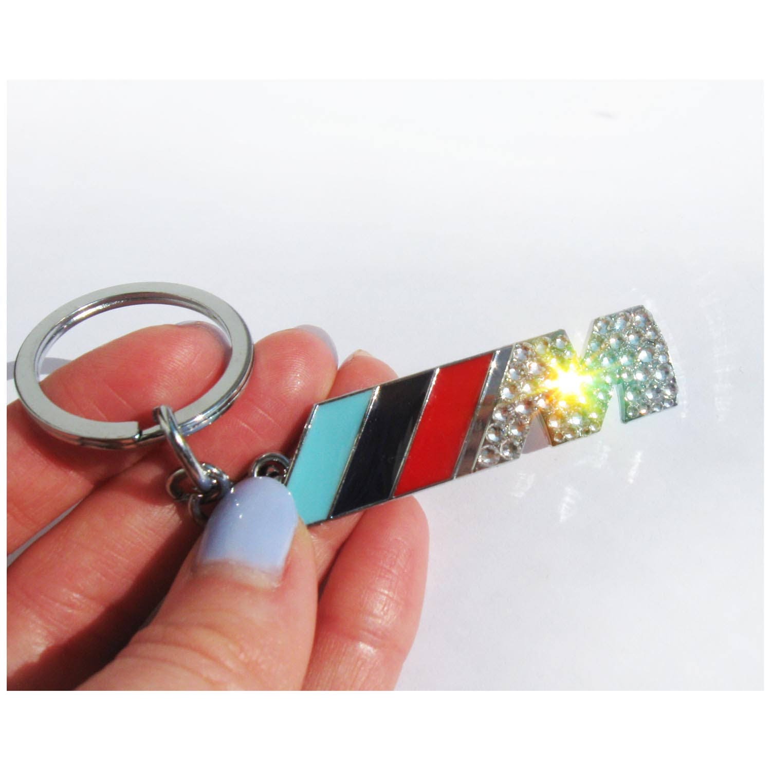 Bling Bmw Keychain With Swarovski Crystals Bmw Sleutelhanger