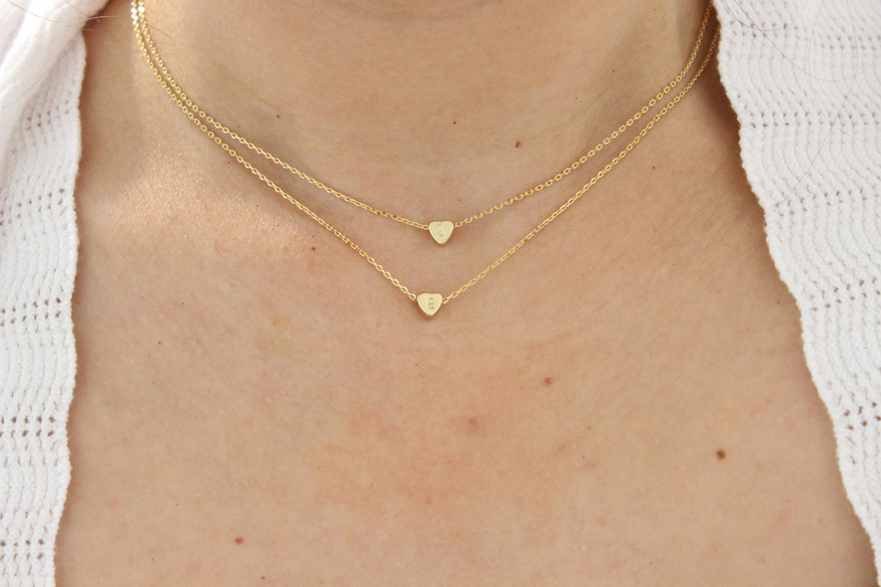 Tiny Cz Diamond Necklace Layered Necklace Choker Dainty