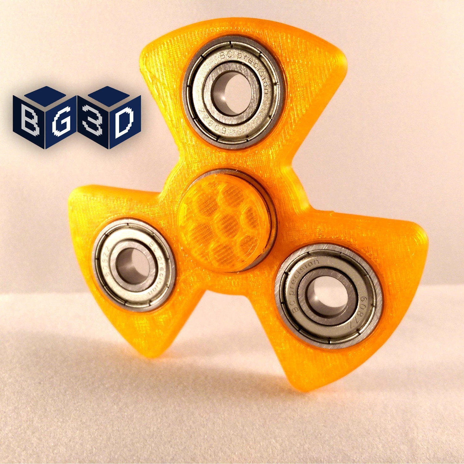 EDC Fidget Spinner 3D Printed Hand Spinner Toy Radiant Tri