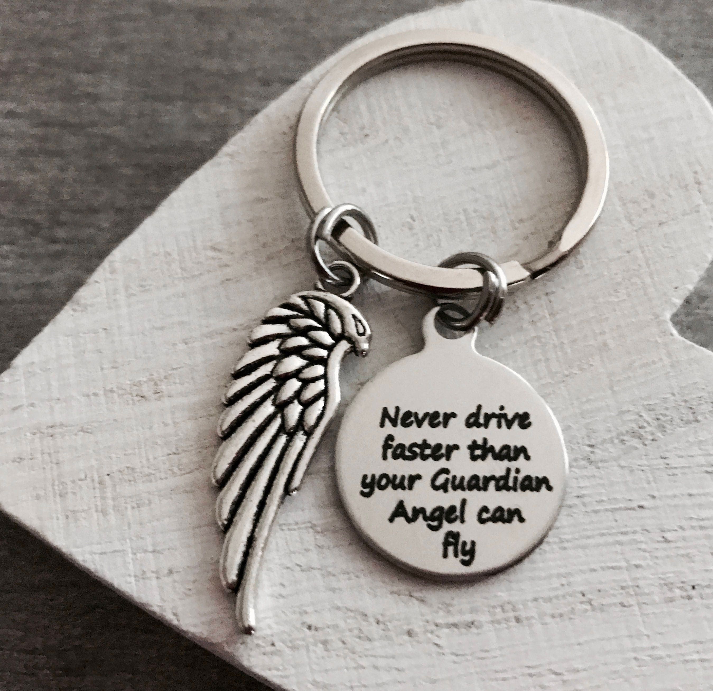 Never Drive Faster Than Your Guardian Angel Can Fly Sweet