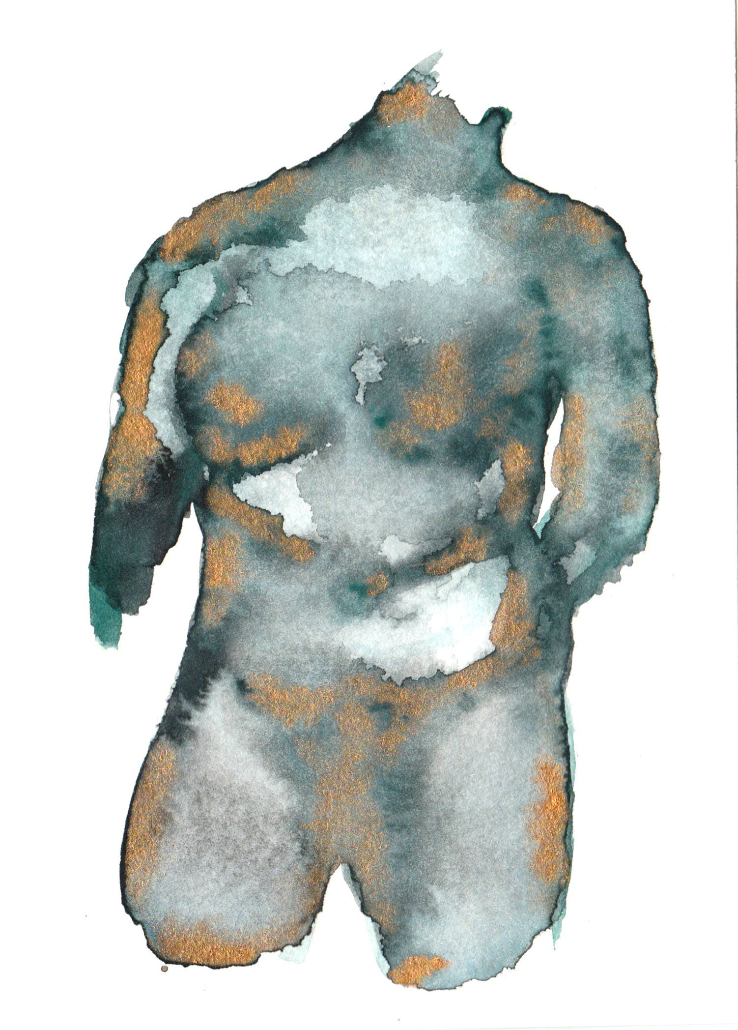 Nude Watercolor Etsy