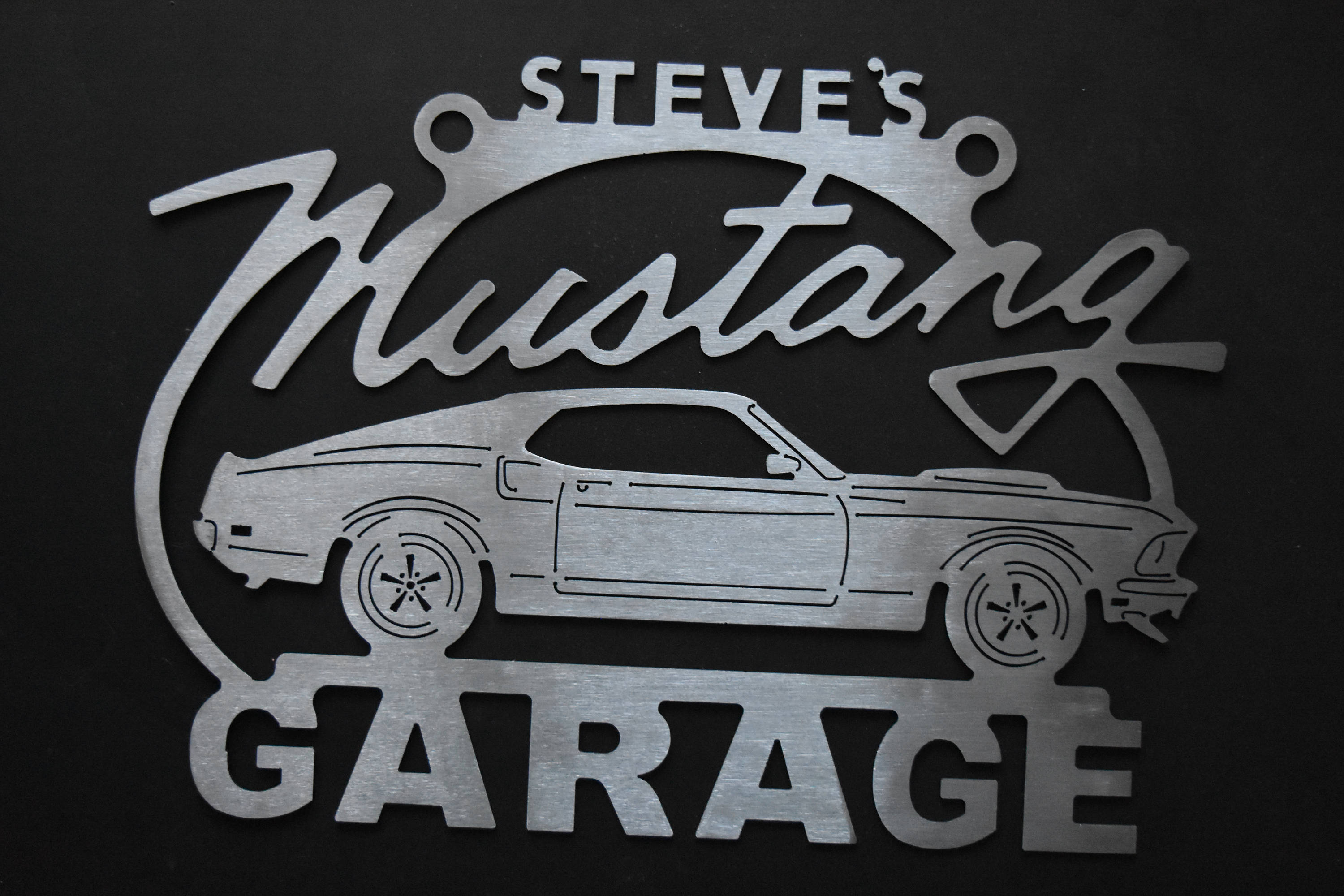 Ford Mustang Sign Etsy