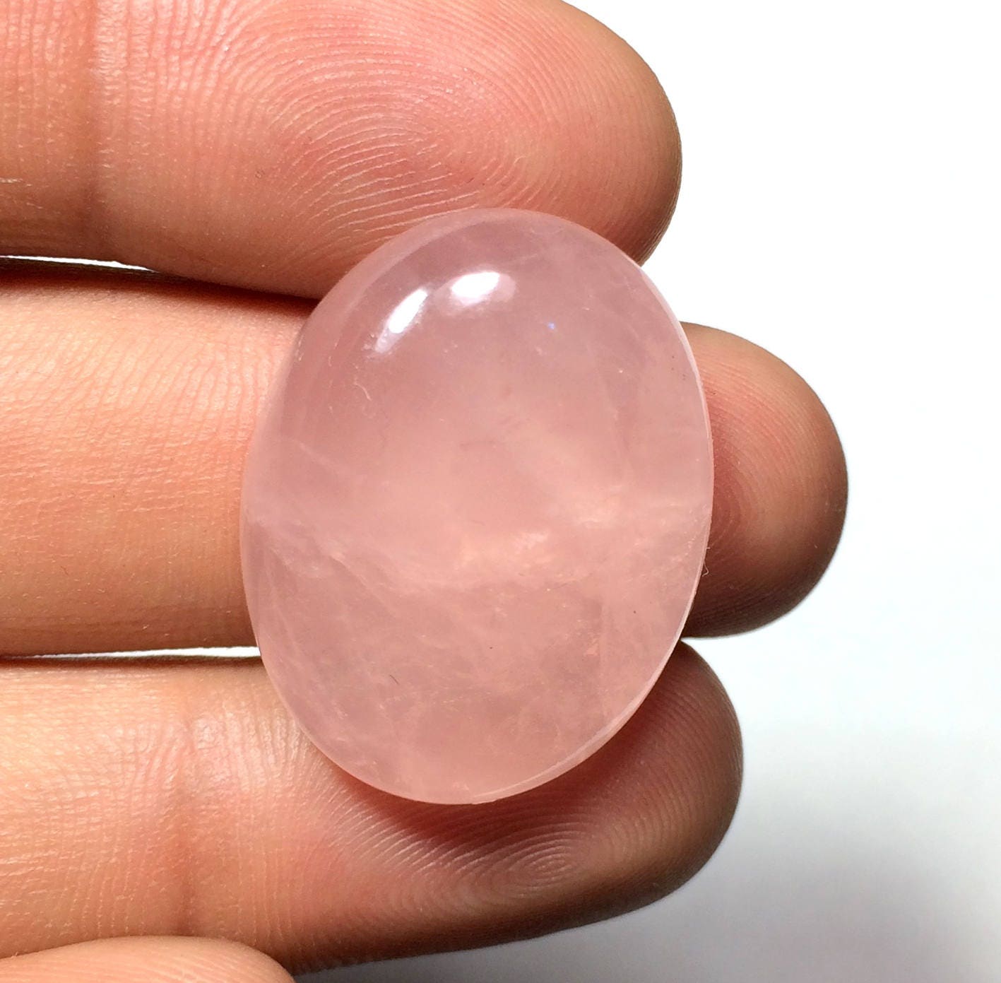 Natural Rose Quartz Cabochon X Mm Pink Gemstones