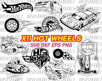 Hot Wheels Svg Etsy