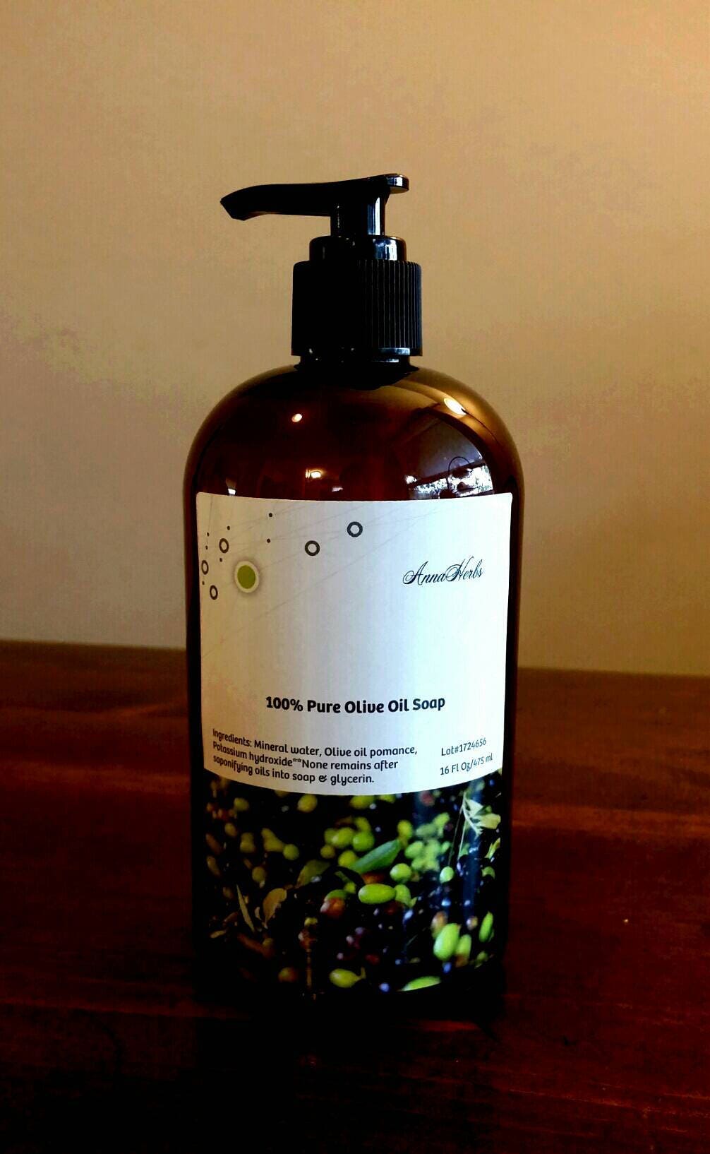 Liquid Castile Soap Pure Olive Oil Soap