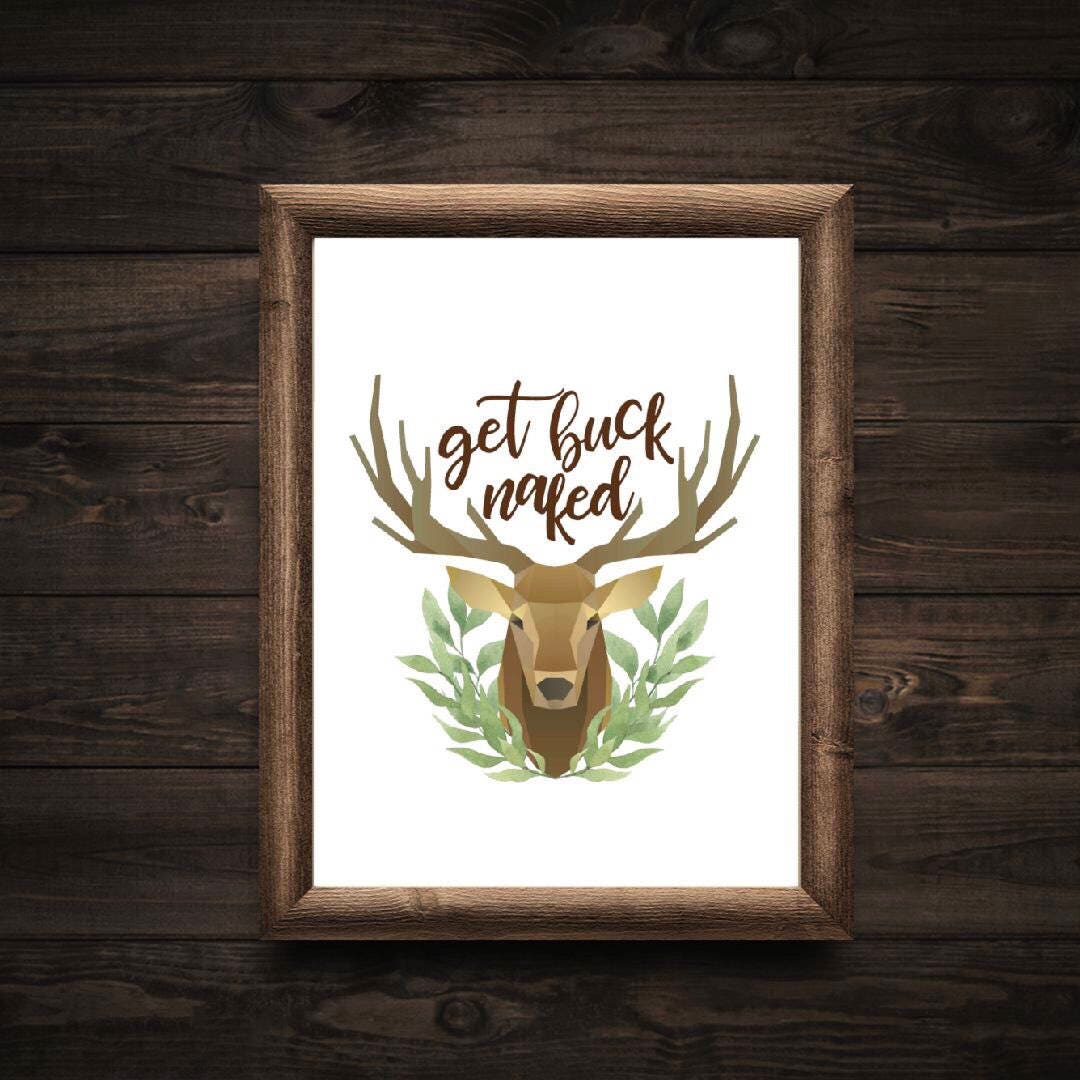 Get Buck Naked Etsy