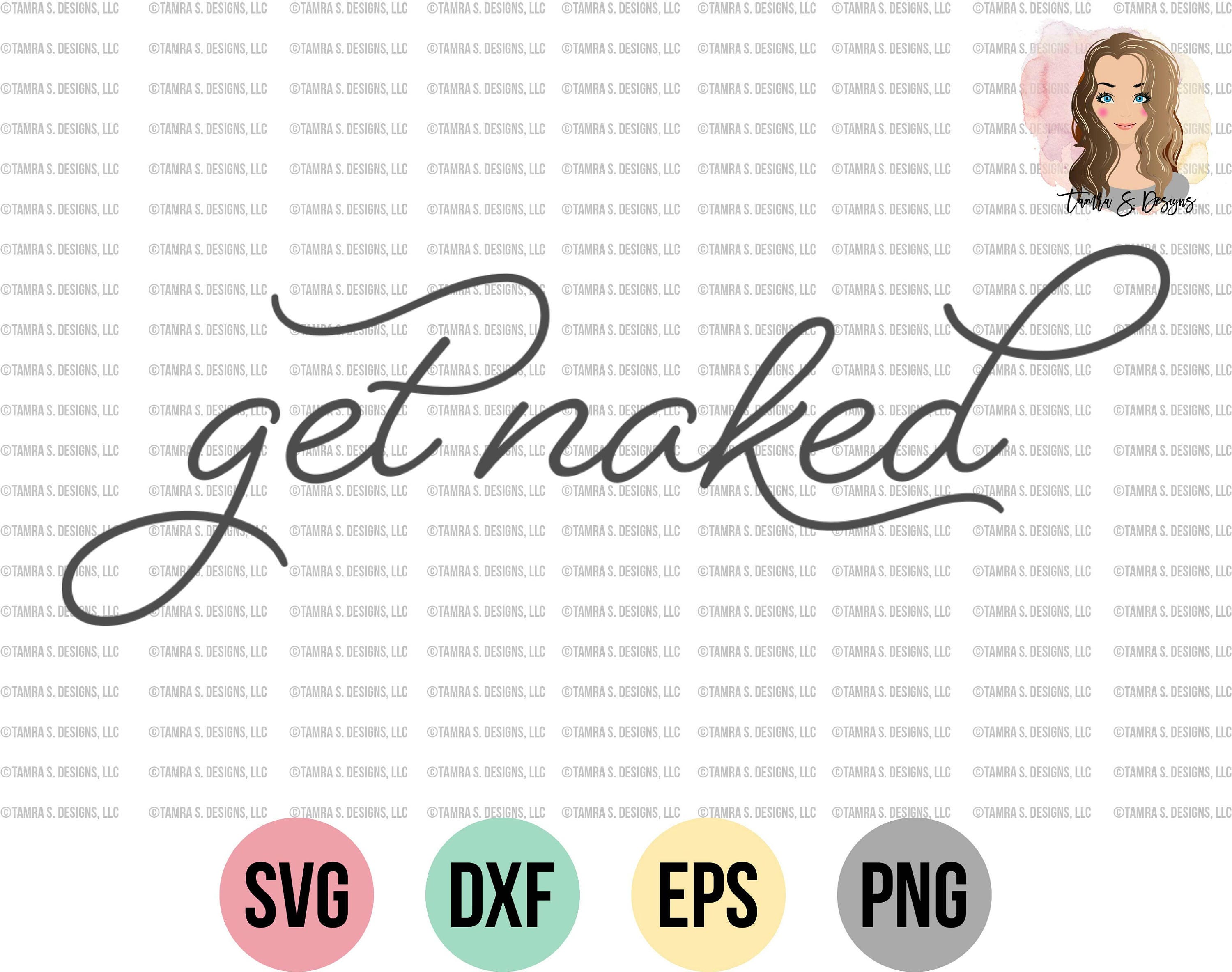 Get Naked Decal Etsy