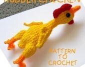 PATTERN - Rubber Chicken amigurumi