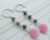 Pearls and Shells earrings