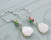 Pink with Shell earrings
