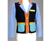 Vintage 1980s Building BLOCKS Blazer (S/M)