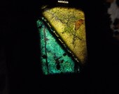 WOW FACTOR  Large Dichroic Fused Glass Pendant
