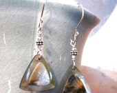 Mother-of-Pearl Pyramid Earrings
