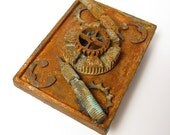Steampunk, Industrial, Rusted Belt Buckle