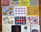 12 Months in London (Gocco print set)