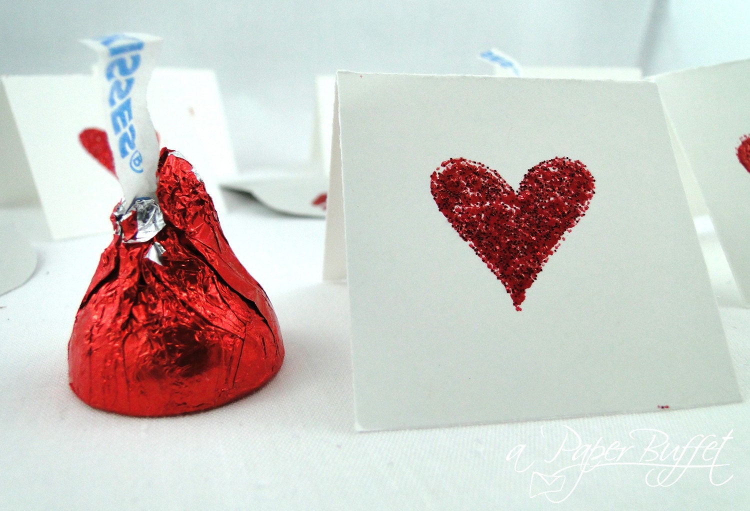 Mini Lunchbox Love notes- Valentine note cards with handmade envelopes