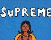 SUPREME - Groovy Girl 8 x 10 Matted Print