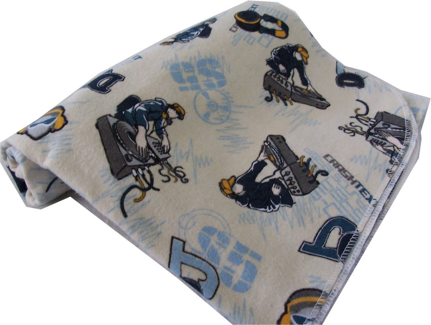 Music DJ 36X40inch Baby Receiving Blanket