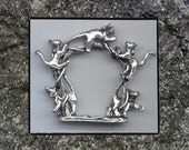 Cat Napkin RIngs Set of 4