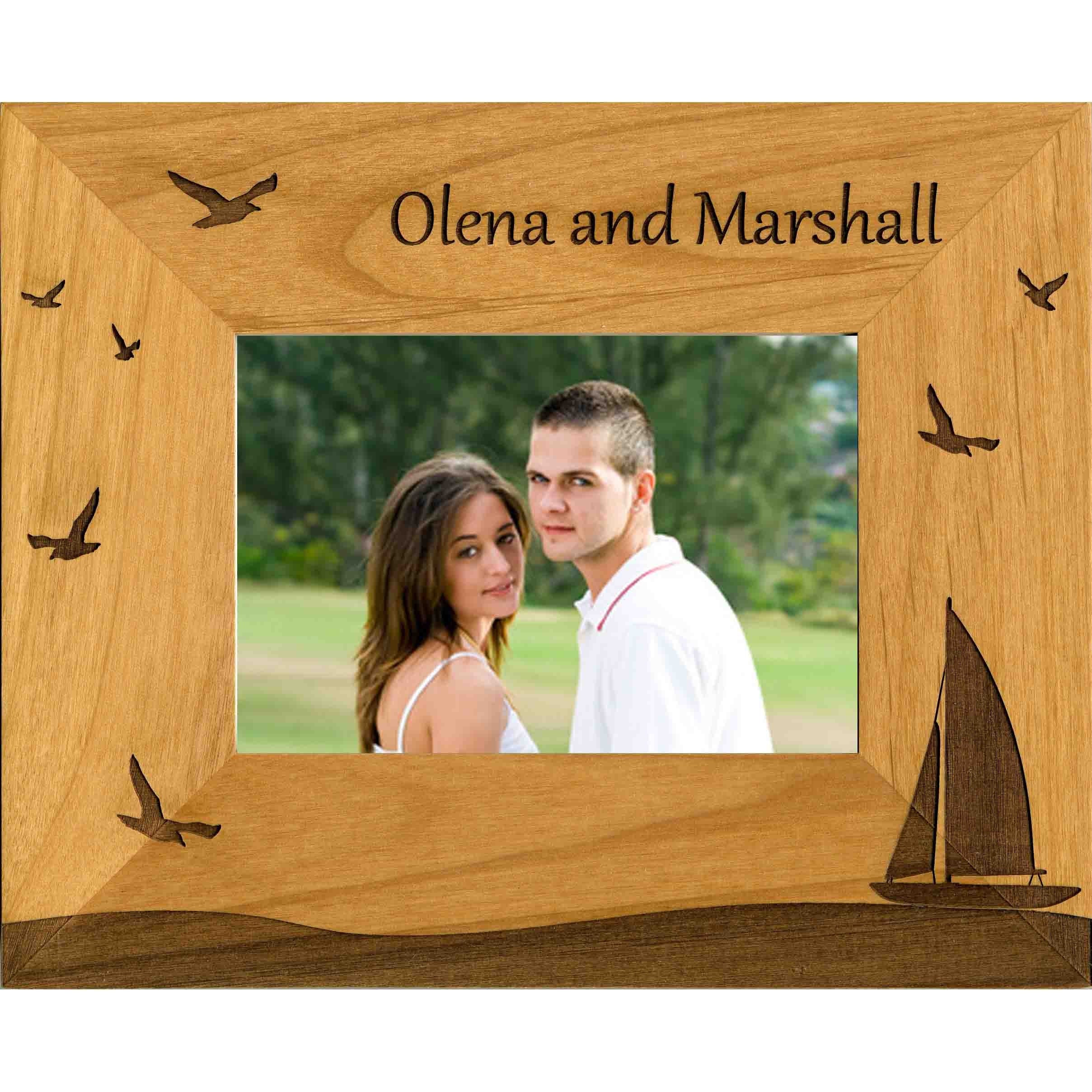 3.5 x 5 Personalized Frame with Sailing Theme