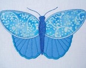 Butterfly Machine Embroidery Design Applique - Three Sizes - 4x4, 5x7 and 6x10