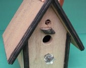 Adirondack Style Cedar Wood Birdhouse