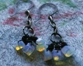Bark at the Moon -Handmade Moonstone Earrings