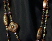 Touch of Copper Wrap Around Necklace