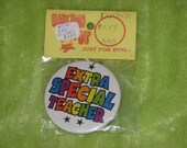 Extra Special Teacher Keychain