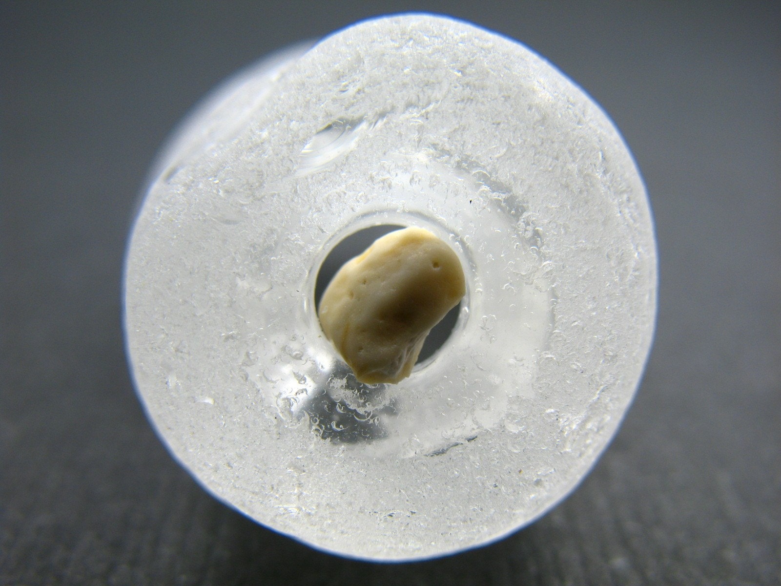 Grand Cayman Sea Glass Bottle Top in Sugar White.