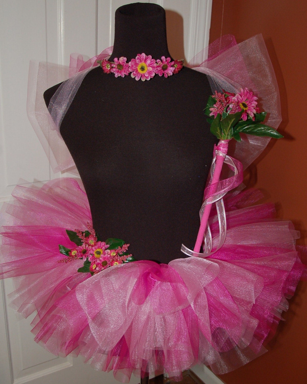 Fushia Flower Fairy Costume