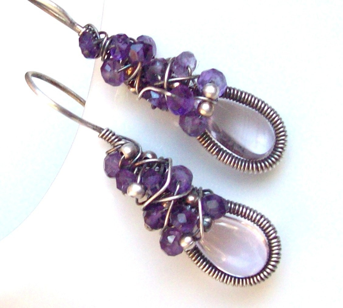 SALE    Lavender Dance Earrings
