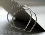 Momo Hoops - Hammered Sterling Silver Hoop Earrings