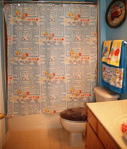 Pac Man Bathroom Set