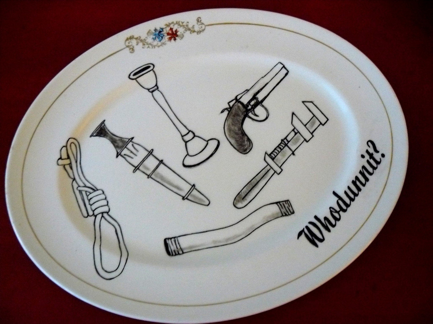 Murder weapons large platter
