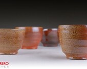 Soda-fired Stoneware Tea Cups (Set of 4)