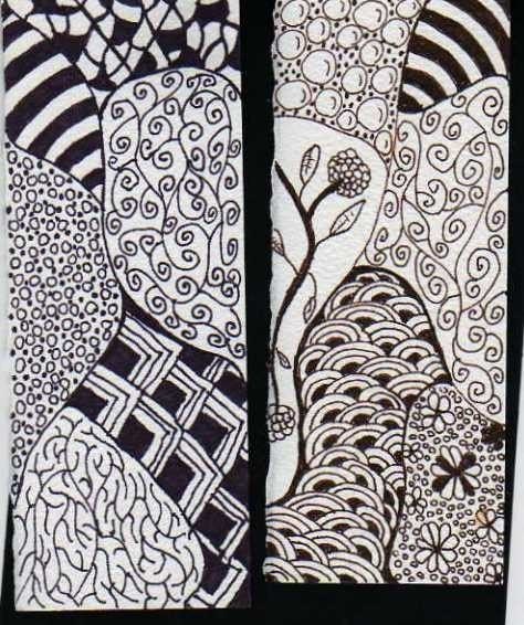 Hand Drawn Bookmarks - Set of Two